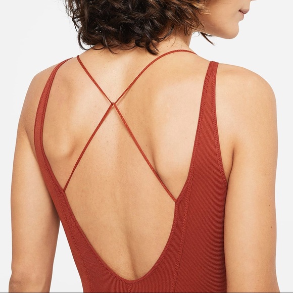 New Nike YOGA LUXE LAYERED JUMPSUIT - Picture 6 of 9